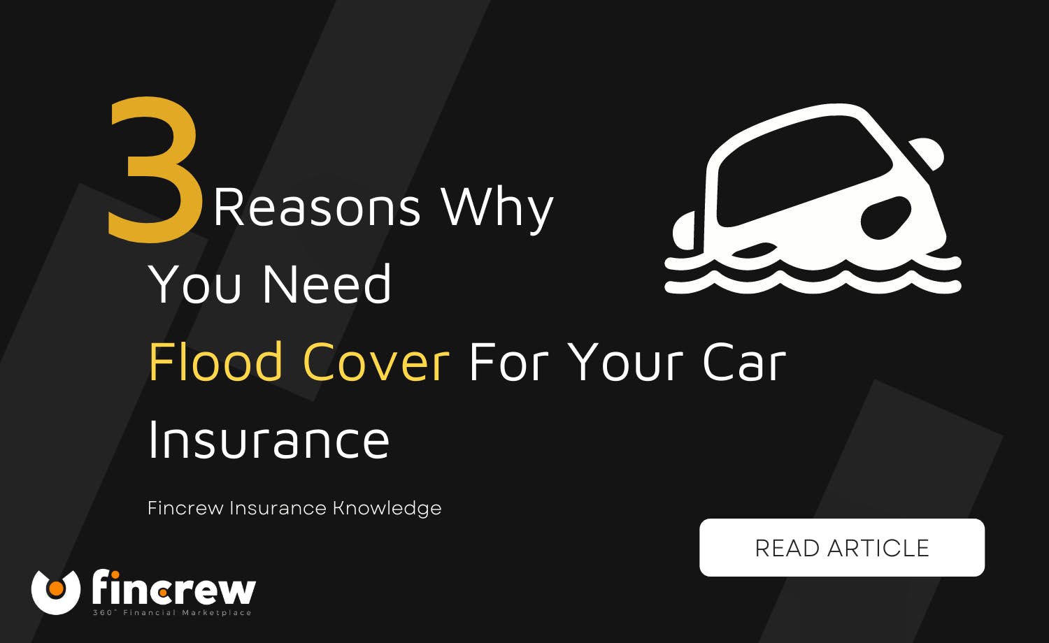 Why You Need Flood Cover For Your Car Insurance