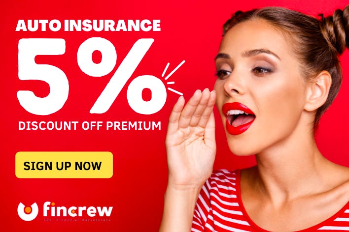 5% Discount Auto Insurance Sign Up Bonus